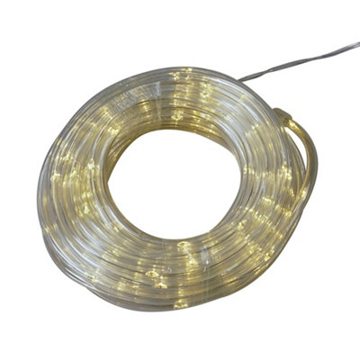 B&Q -  Led Battery Operated Festive Outdoor 10M Warm White Strip Lights With Remote Control