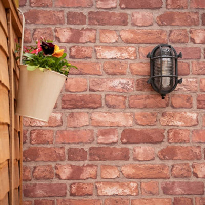 Valuelights Bow Outdoor Wall Bulkhead Grey/Light