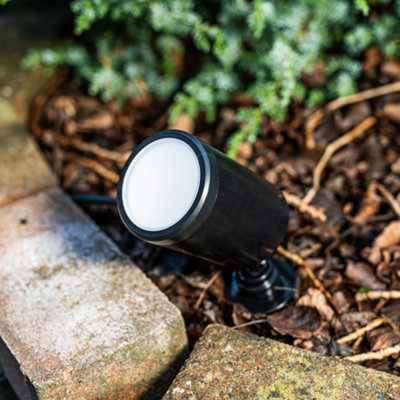 Valuelights Smart Outdoor Gound Spike Light Colour Changing Ip65 Waterproof Security Spot Light With App ControlPack Of 3 from B&Q