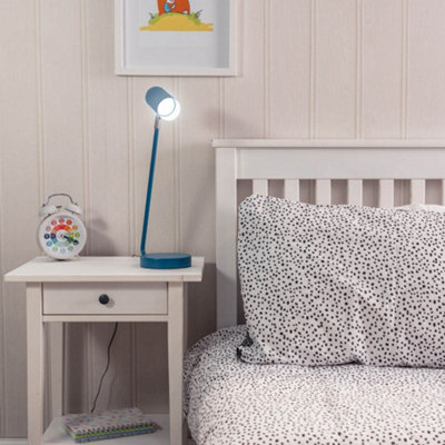 Valuelights Blue Integrated Led Reading Light Craft Task Desk Adjustable Table Lamp