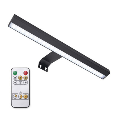 Valuelights Ryle Easy Fit Touch Dimmer Rechargeable Picture Wall LightBlack from B&Q