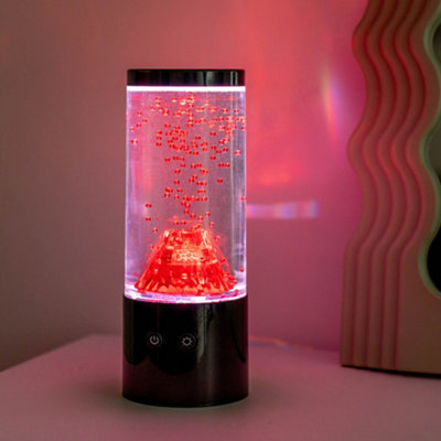 Valuelights Villy Volcano Rgb Colour Changing Led Desk Table Lamp from B&Q