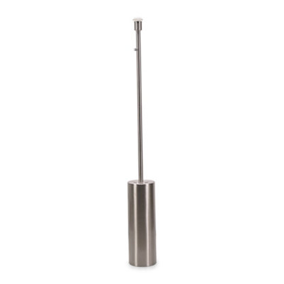 Valuelights Lexy Brushed Chrome Rotary Dimmer Switch Floor Lamp Base