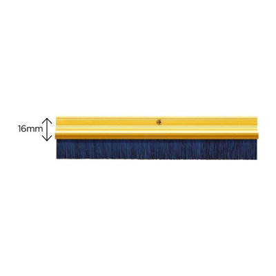 Exitex Unisex Gold Brush Strip 914Mm - Finish Aluminium Seal - Image 3