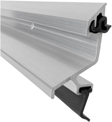 B&Q -  Exeplex Rain Deflector 914mm (36") Aluminium Door Draught ExcluderWeather Bar With Fixings Included (Silver)