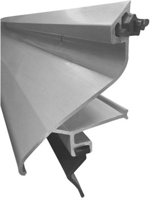 Exitex Erd Mk2 Rain Deflector With SealAluminium Weather Bar For Standard And Upvc Doors914mm (Silver) from B&Q
