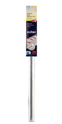 Exitex Radiator Heat Reflector Foil (5M X50Cm) from B&Q
