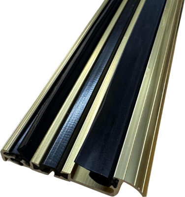 Exitex Macclex 15/2 Thermal Break Door Threshold Cill Draught ExcluderAluminium 914mm (36") Gold from B&Q