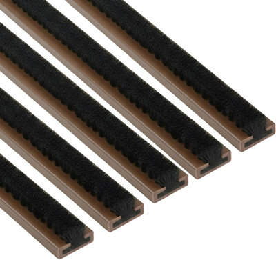Exitex Fd30/60 Intumescent Fire And Smoke Door Seal Strips5 Pack1050mm X 10mm X 4mmSeals To Reduce Smoke Spread (Brown) from B&Q