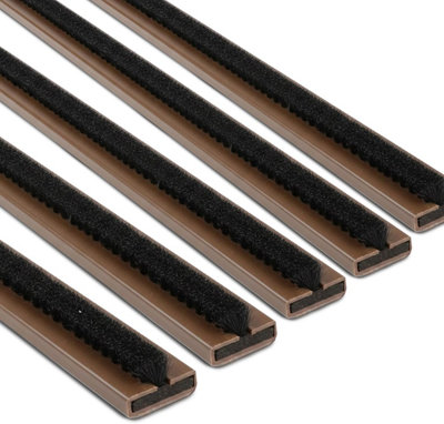 Exitex Fd30/60 Intumescent Fire And Smoke Door Seal Strips5 Pack1050mm X 15mm X 4mmSeals To Reduce Smoke Spread (Brown) from B&Q