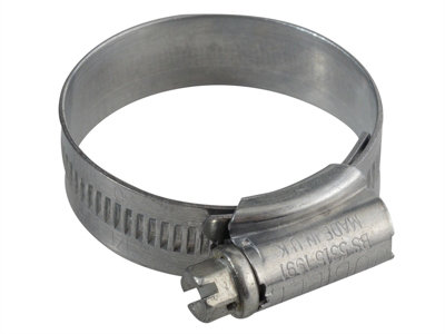 Jubilee 1Xms 1X Zinc Protected Hose Clip 3040mm (1.1/81.5/8In) Jub1X from B&Q