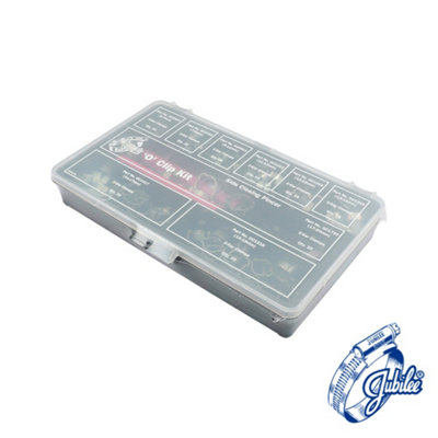 Timco Jubilee O Clip Pack Mild Steel 175Pc from B&Q