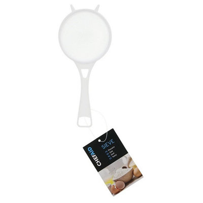 CHEF AID White Plastic Tea Strainer 6cm Fine Mesh Tea Filter Kitchen Tool - Image 7