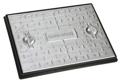 Clark Rectangular Framed 5T Manhole Cover(L)600mm (W)450mm (T)23mm from B&Q