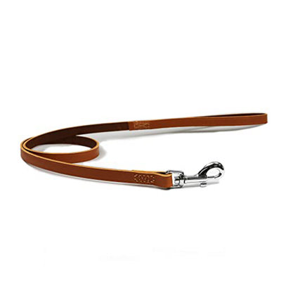 Ancol Heritage Leather Lead Tan 1M X19mm Sz 3-8 from B&Q