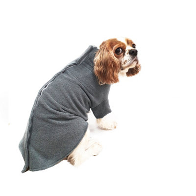 Ancol Simply Dry Super Absorbent Soft Cosy Microfibre Dog Coat Pet Jacket 50Cm, Medium