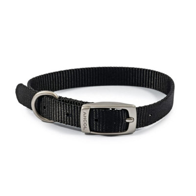 Ancol Viva Nylon Dog Collar - Black Size 2 - Image 6