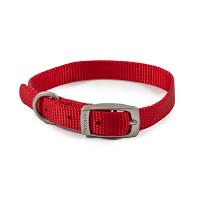 Ancol Viva Lightweight Buckle Collar RedSize 3 To Fit 28-36 CmWeather Proof from B&Q