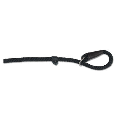 B&Q -  Heritage Nylon Rope Slip Lead Black 1.5M X12mm Sz 4-8