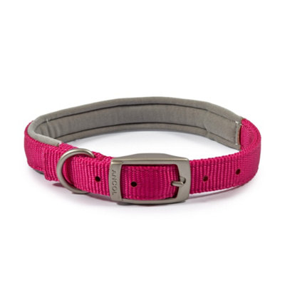 Ancol Viva Padded Dog Collar – Pink, Size 5 (39-48cm) - Image 3