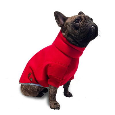 Ancol Muddy Paws Cosy Polar Fleece, L, Red