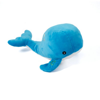 Ancol Made From Oshi The Whale Dog Toy Fun Interactive Squeaky Cuddly Pet Puppy Play Plush from B&Q