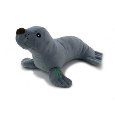 Ancol Made From Seal Dog Toy Fun Interactive Squeaky Cuddly Pet Puppy Play Plush from B&Q