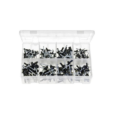 Mehr Rivets Aluminium Black Ab112 Box Of 200 Pieces from B&Q