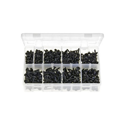 Mehr Self-Tappers Black Flanged Pozi Box Of 700 Pieces from B&Q
