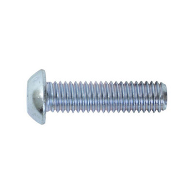 Mehr Socket Screws Bzp Button Head M8 X 40mm Pack Of 100