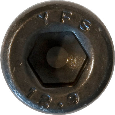 B&Q -  Socket Screws Blk Cap Head M12 X 45 Pack Of 25