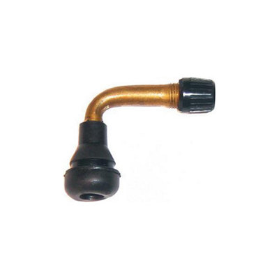 Mehr Tubeless Tyre Valve Snap-In 90 Degrees Rim Hole 11.5mm Qty 10 from B&Q