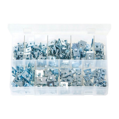 Mehr U-Nuts & J-Nuts Speed Fasteners Ab49N Box Of 250 Pieces from B&Q