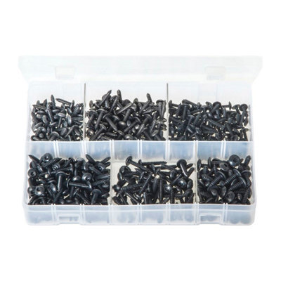 Mehr Self-Tappers Black Flanged Torx Box Of 450 Pieces from B&Q