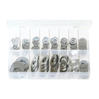 Mehr Zinc Plated Steel Shim Washers Assorted Thickness Box Of 315 Pieces from B&Q