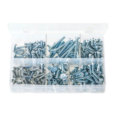 Mehr Machine (Body) Screws C/sunk Pozi Metric Box Of 250 Pieces from B&Q