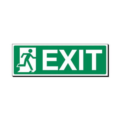 Mehr Exit 120 X 360mm Sign Ssb262 Qty 1 from B&Q