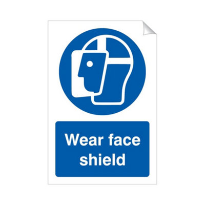 B&Q -  Wear F Shield 240 X 360mm Sticker Qty 1
