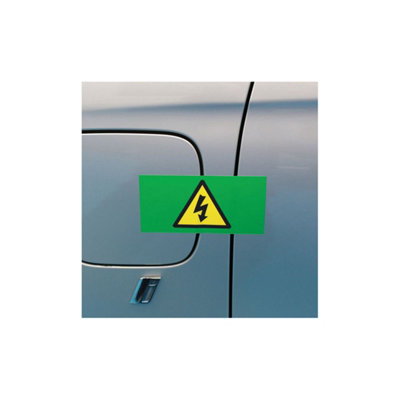 Mehr Ev High Voltage Reusable Stickers Evh31 Qty 1 from B&Q