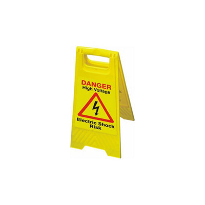 Mehr Ev High Voltage Floor Sign Evh41 Qty 1 from B&Q