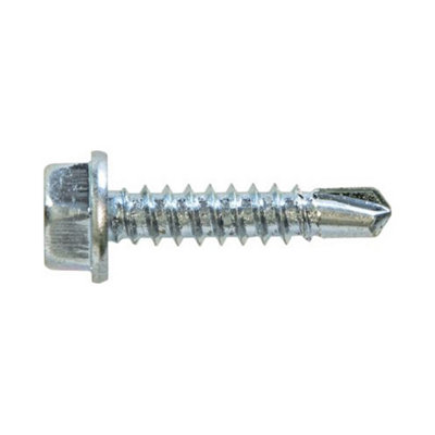 Mehr S/drill Screws Hex Hd 10 X 3/4" (4.8 X 19mm) Pack Of 200 from B&Q