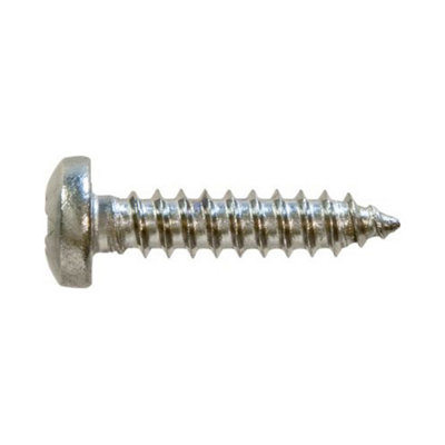 Mehr Screws Pan Pozi S/s 10 X 1/2" (4.8 X 13mm) Pack Of 200 from B&Q