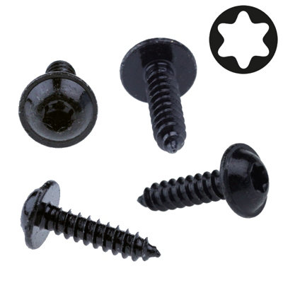 Torx Black Self-Tapping Screws Flanged Head 7 X 3/4" (100) from B&Q