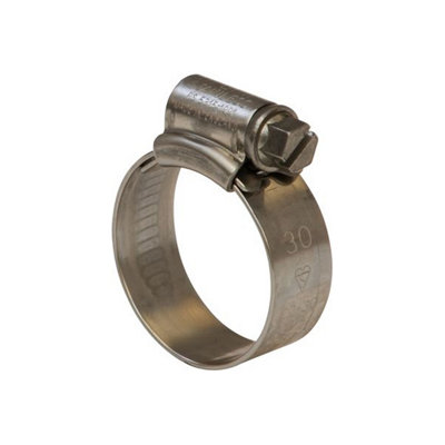 Mehr Hi Grip Stainless Steel Hose Clip Size 12 Marine Grade Kite Marked To Bs 5315 Pack Of 10 from B&Q