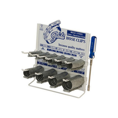 Mehr Clip Dispenser With Hose Driver Mild Steel Zinc Plated 13 Millimeter Band Width Kite Marked Qty 1 Set from B&Q