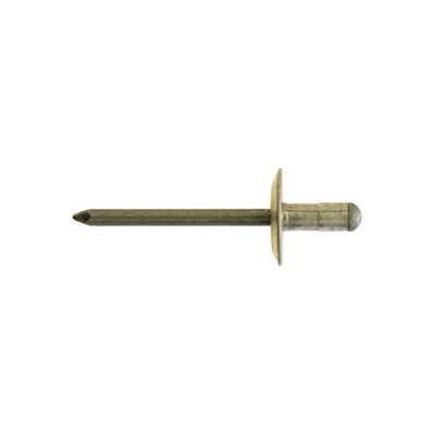 Mehr Avex Rivets Alu L/f 4.8 X 13mm 3/16" X 1/2" Pr11 Pack Of 200 Pop Avdel from B&Q