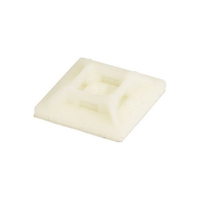 Mehr Cable Tie Bases Self-Adv For 6.5mm Tie Pack Of 50 from B&Q