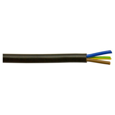 Mehr Mains Cable 3-Core Pvc White 1.50 Square mm 15A Rating Length 50 M from B&Q