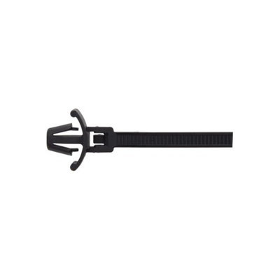 Mehr Cable Ties Black Rt50R/sf 215X4.6 Pack Of 100 Hellermann Tyton from B&Q