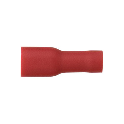 Mehr Terminals Red Full-Ins Female 4.7mm Pack Of 100 from B&Q